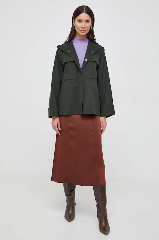 Sukňa BOSS 50508440 hnedá SS24