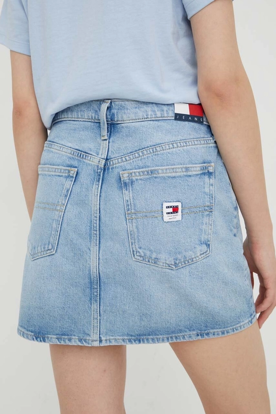 Îmbrăcăminte Tommy Jeans fustă din denim DW0DW17219 albastru