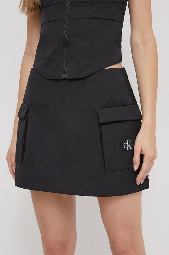 Calvin Klein Jeans spódnica casual czarny J20J222620