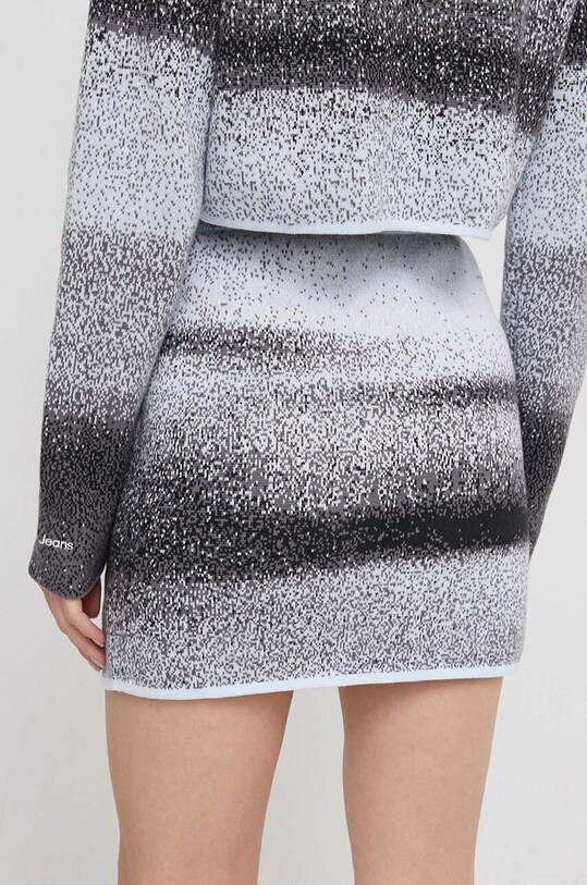 Bavlnená sukňa Calvin Klein Jeans J20J222923 modrá SS24