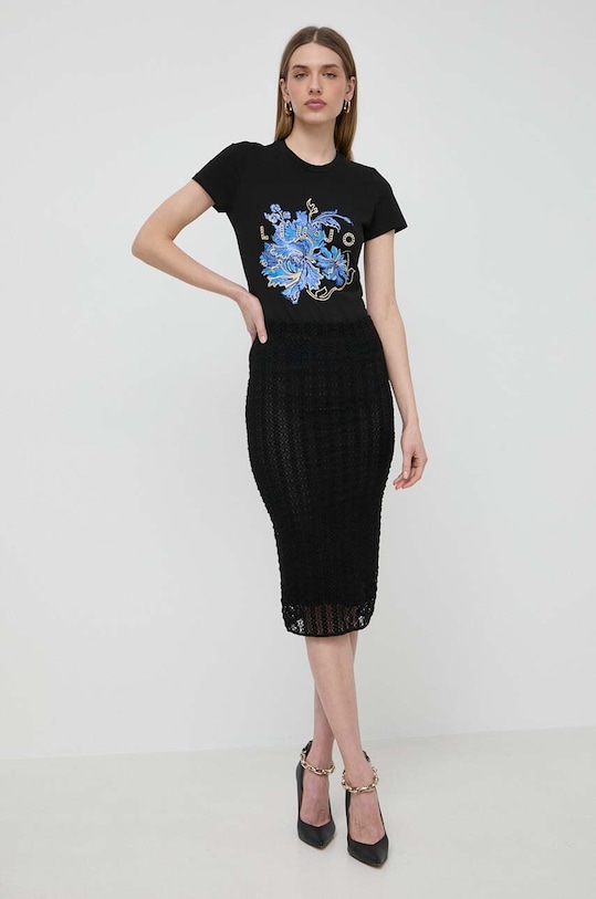 Pinko spódnica 103186.A1PY czarny SS24