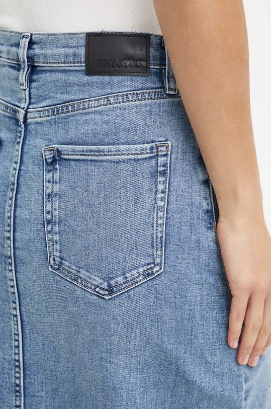 Dkny fustă din denim albastru DJ4K9506