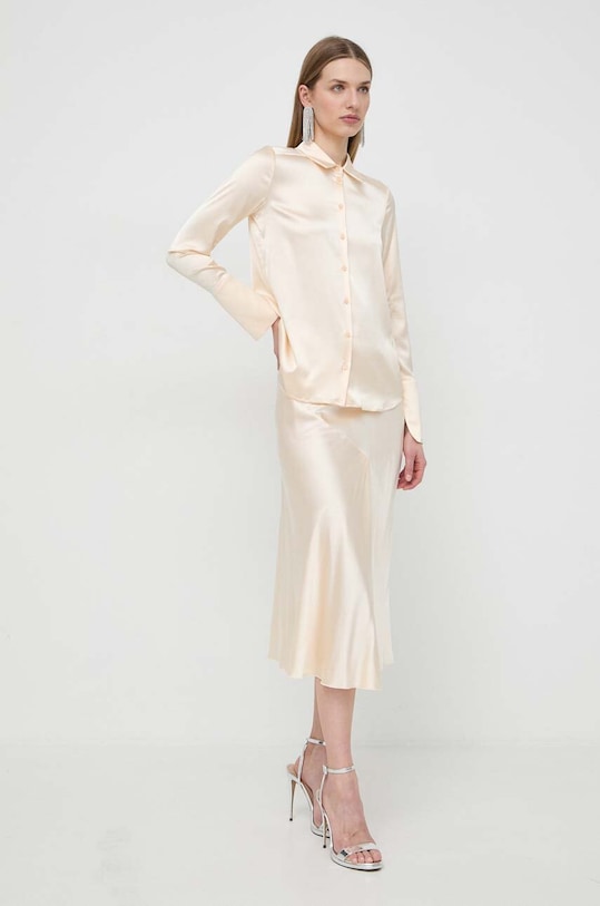 Φούστα Patrizia Pepe 8G0384.A644 μπεζ AA00