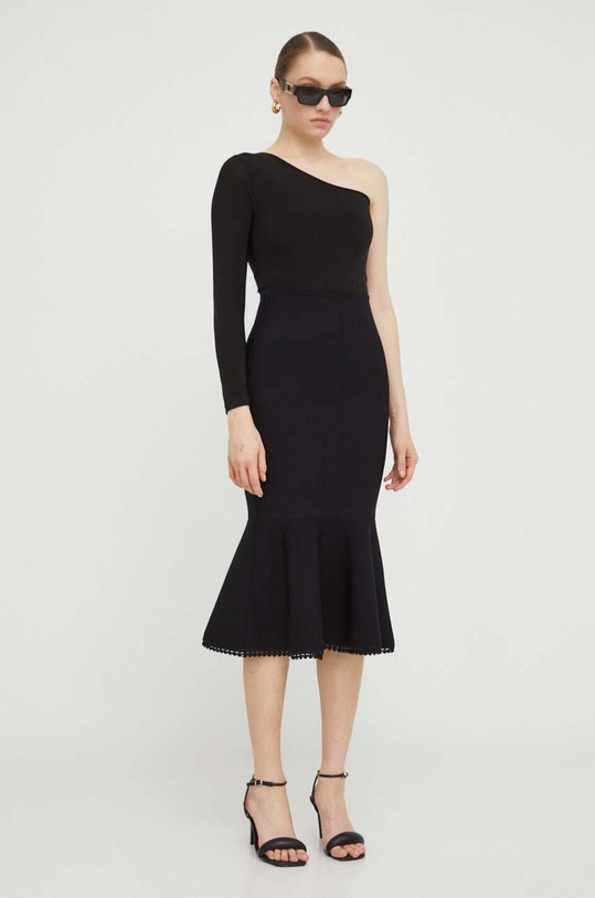 Suknja Victoria Beckham 1423KSK004905A crna SS24
