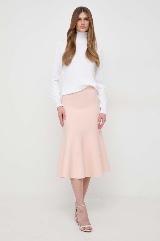 Victoria Beckham fustă uni portocaliu 1124KSK005077A