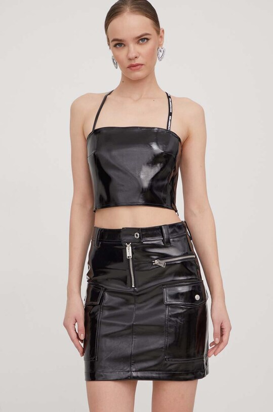 Sukně Karl Lagerfeld Jeans 240J1205 černá SS24