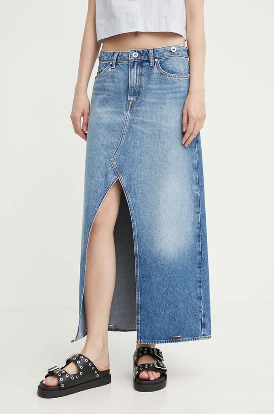 Tiger Of Sweden fustă din denim Tillis uni bej S72324002