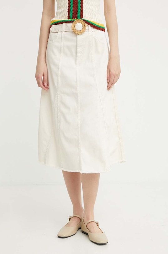 Джинсовая юбка BA&SH TINNA casual бежевый 1E24TINN