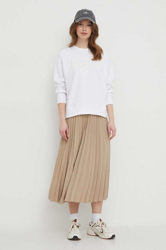 Φούστα Tommy Hilfiger WW0WW41793 μπεζ SS24