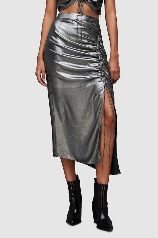 Îmbrăcăminte AllSaints fusta Carla WS058Z gri