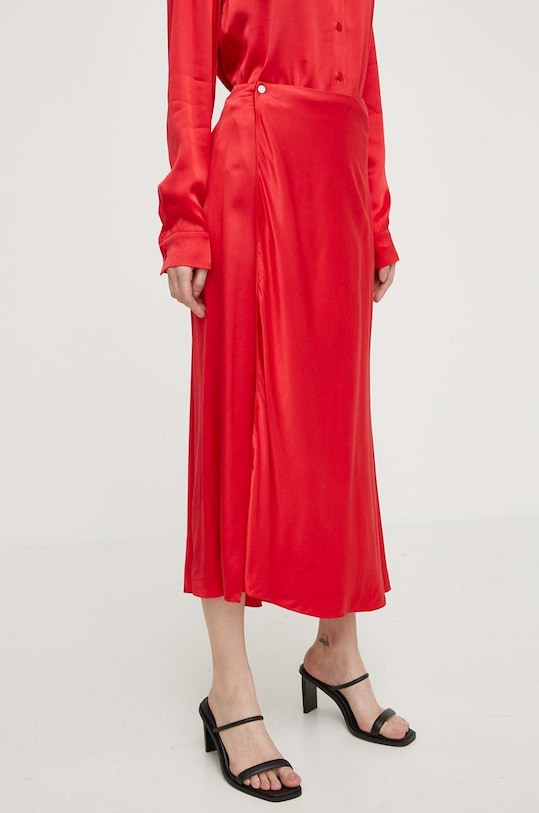 Φούστα Samsoe Samsoe F23300067 κόκκινο SS24