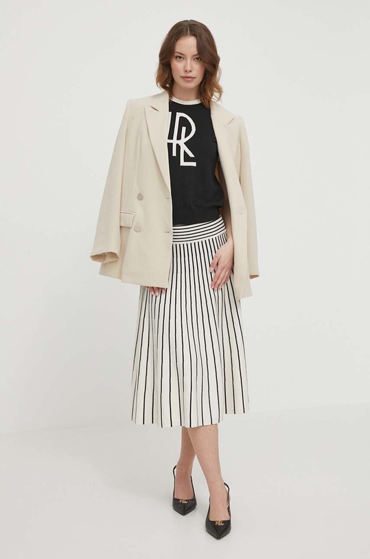 Lauren Ralph Lauren spódnica 200933090 beżowy SS24