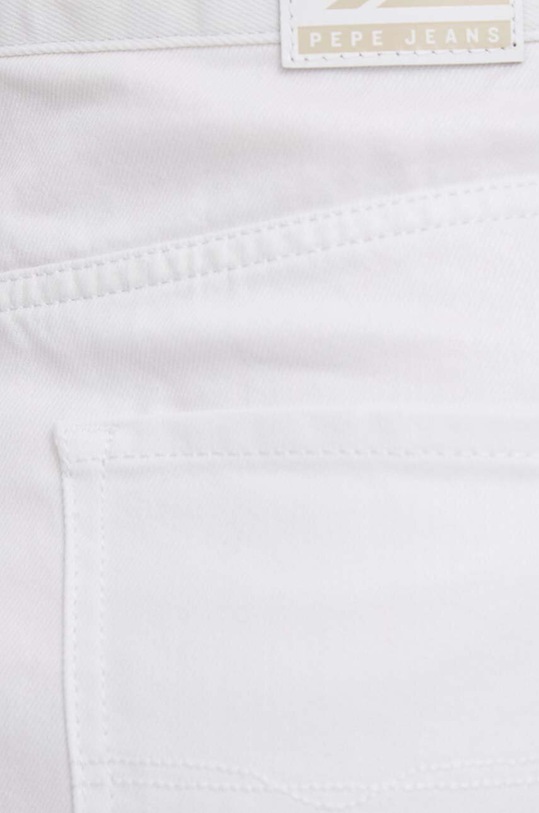 Džínová sukně Pepe Jeans MINI SKIRT HW COATED béžová PL901118