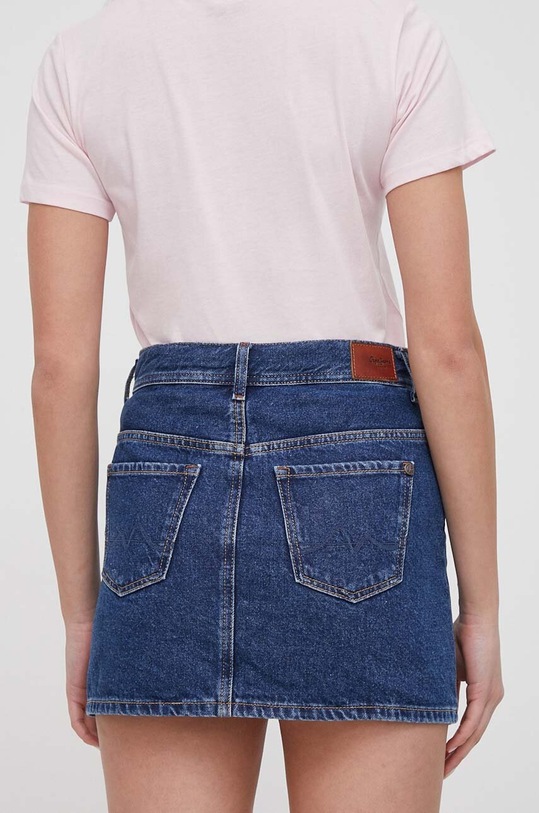 Odzież Pepe Jeans spódnica jeansowa MINI SKIRT MW PL901123HT2 granatowy