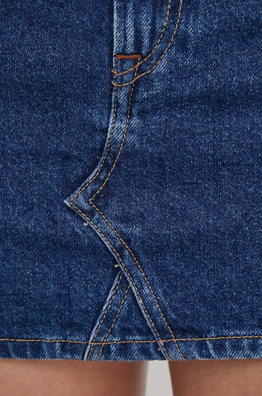 Pepe Jeans spódnica jeansowa MINI SKIRT MW PL901123HT2 granatowy
