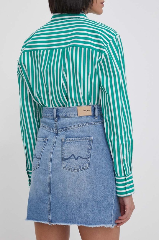 Odzież Pepe Jeans spódnica jeansowa MINI SKIRT HW PL901124MN9 niebieski