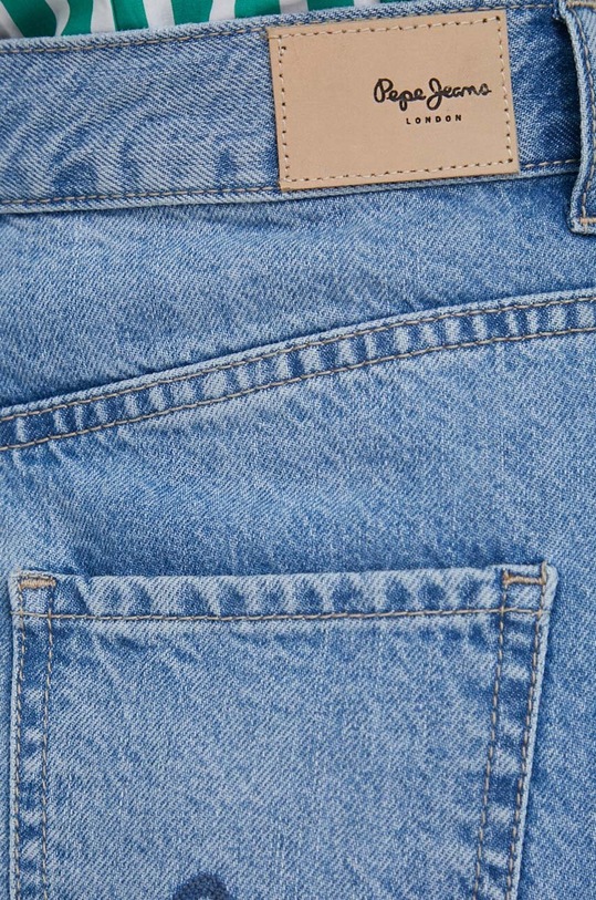 Pepe Jeans spódnica jeansowa MINI SKIRT HW niebieski PL901124MN9