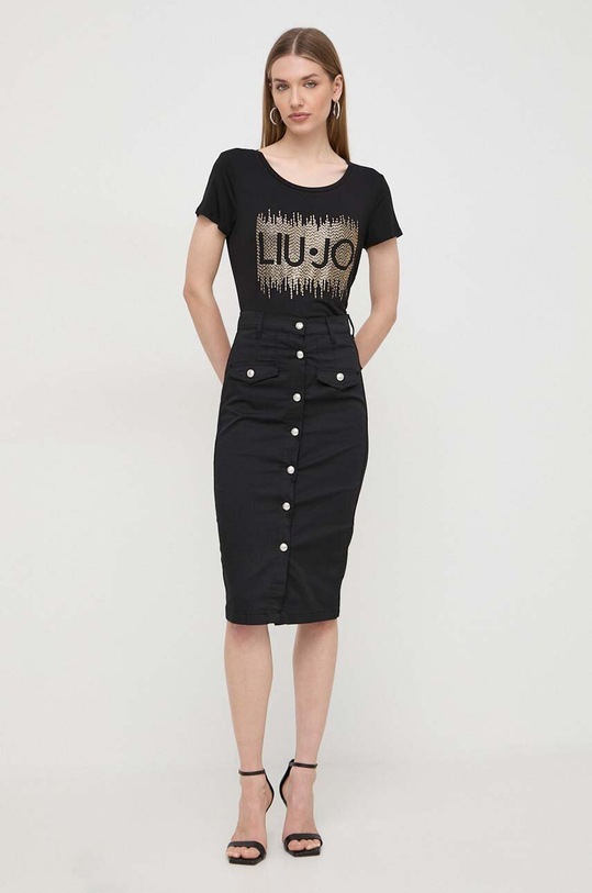 Liu Jo spódnica MA4293.T7144 czarny SS24