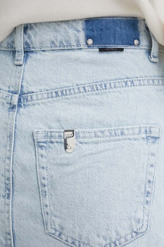 Liu Jo fustă din denim albastru UA4266.DS049