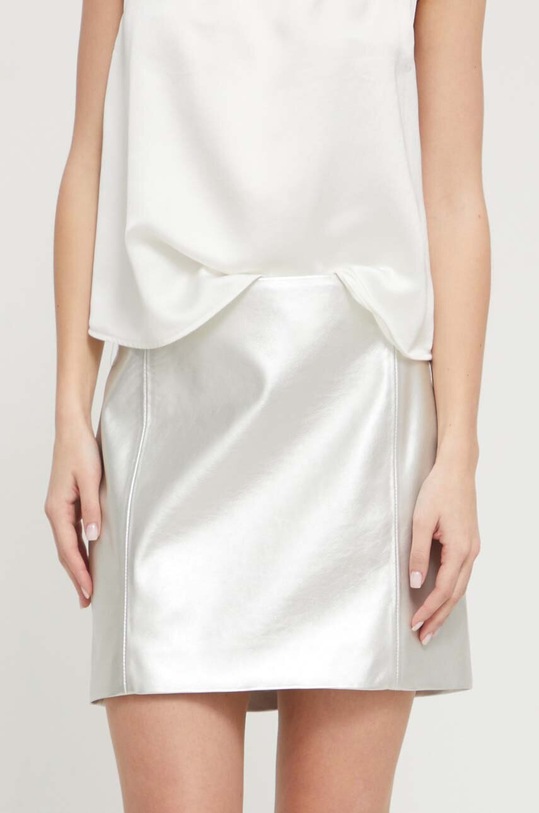 HUGO fustă uni argintiu 50515641