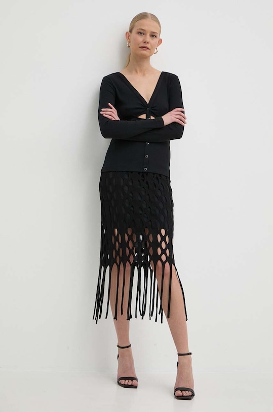 Sukňa Pinko 103466.Y7ZX čierna SS24