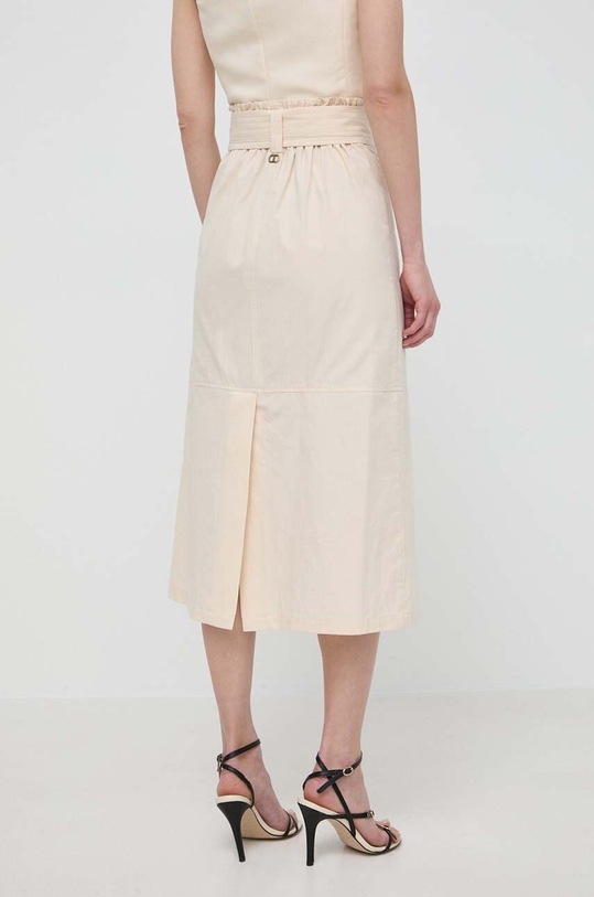Îmbrăcăminte Twinset fusta din bumbac 241TT2055 bej
