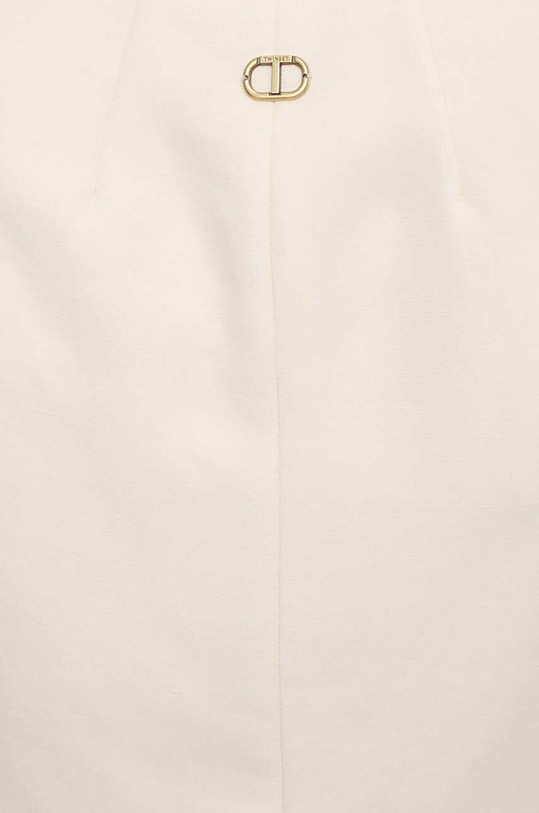 Twinset fusta din bumbac 241TT2055 bej