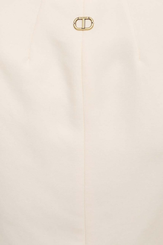 Twinset fusta din bumbac 241TT2055 bej