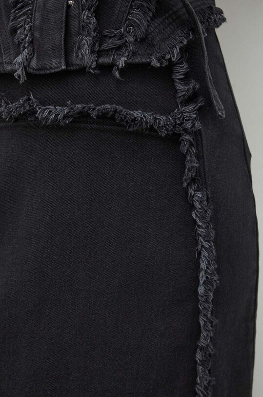 Τζιν φούστα Gestuz μαύρο 10908698
