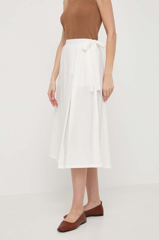 Weekend Max Mara spódnica bawełniana bawełna beżowy 2415101032600