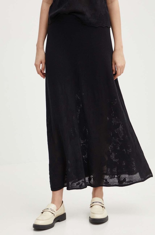 United Colors of Benetton fusta model fin negru 103CD001F