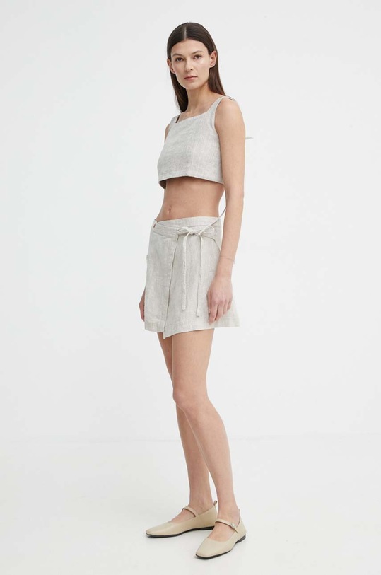 Alohas spódnica lniana R100494 beżowy SS24