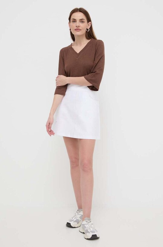 Спідниця Max Mara Leisure 2416771018600 білий SS24