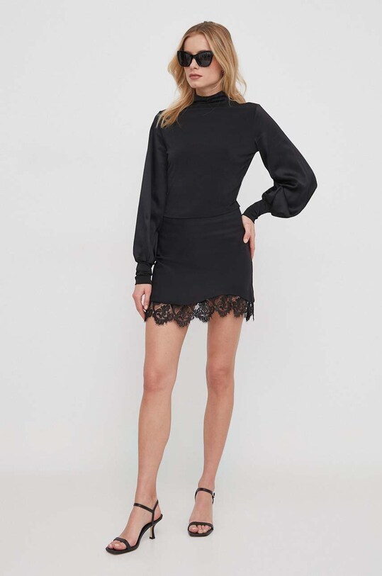 Sisley spódnica 4UZGL001Y czarny SS24