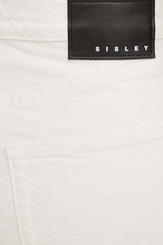 Sisley fustă din denim bej 4TLALE03I