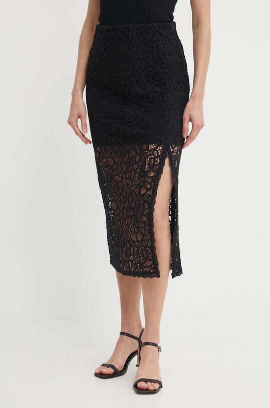 Sisley spódnica casual czarny 41BLL0022
