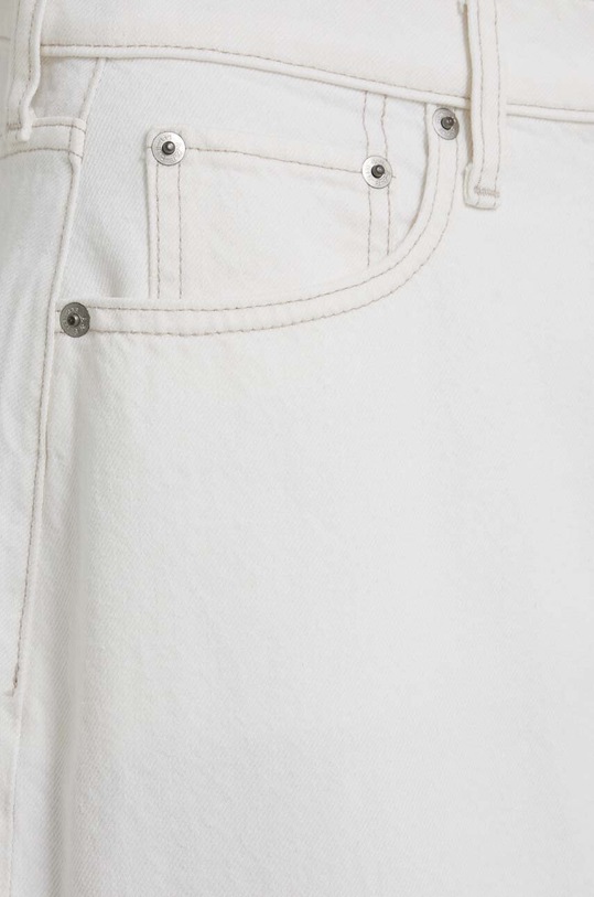 Τζιν φούστα Abercrombie & Fitch λευκό KI143.4041.101