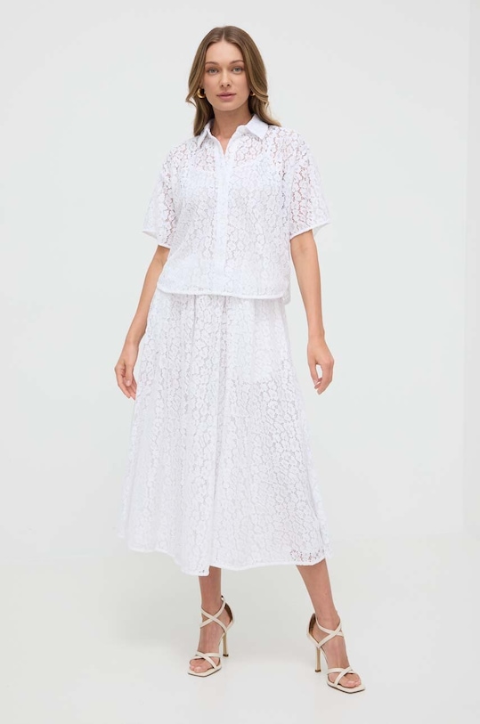 MICHAEL Michael Kors spódnica MS470DU3TQ biały SS24