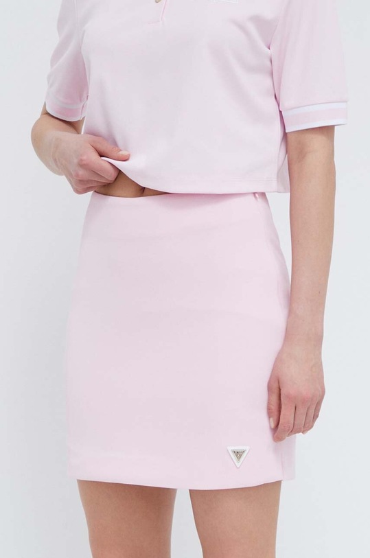 Sukně Guess MYLAH mini růžová V4GD03.KBFB2