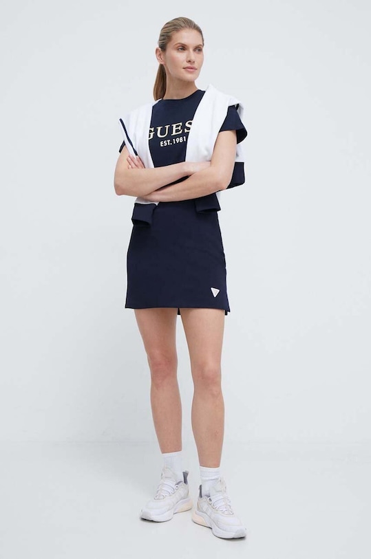 Sukně Guess MYLAH V4GD03.KBFB2 námořnická modř SS24