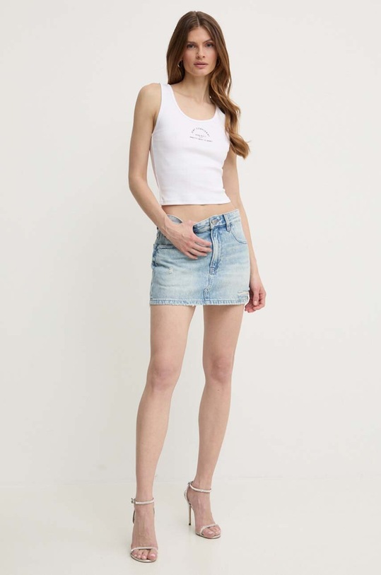 Miss Sixty spódnica jeansowa KJ3310 DENIM S/SKIRT 6L2KJ3310000 niebieski SS24