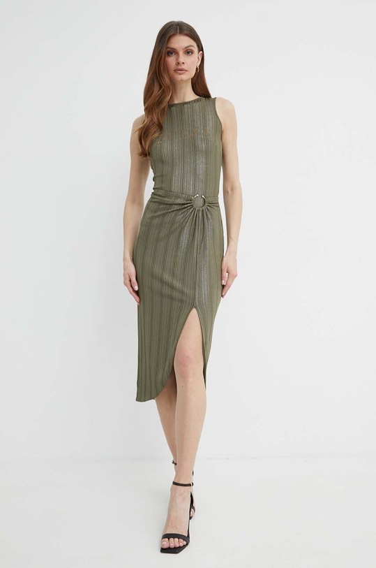 Guess spódnica CRISTINA W4GD73.KBYZ0 zielony SS24