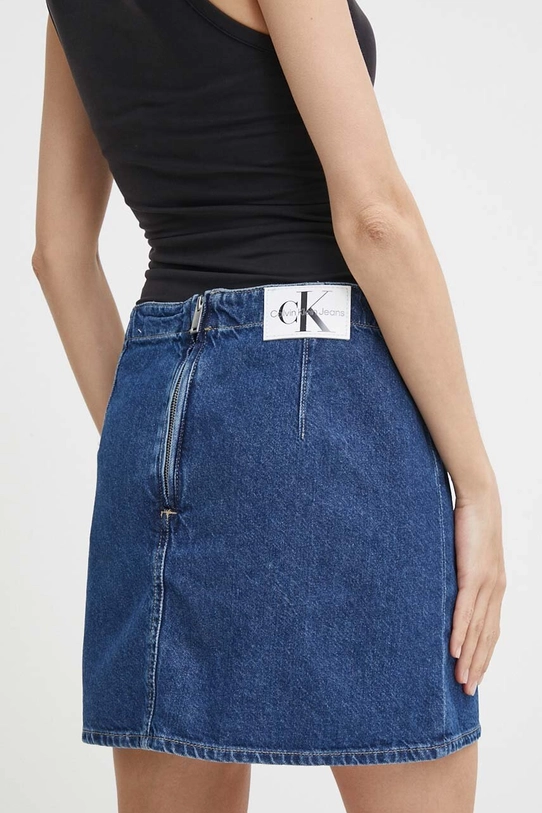 Îmbrăcăminte Calvin Klein Jeans fustă din denim J20J222827 albastru