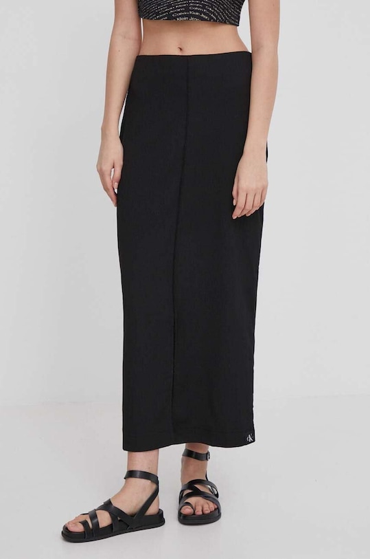 Спідниця Calvin Klein Jeans maxi чорний J20J223144