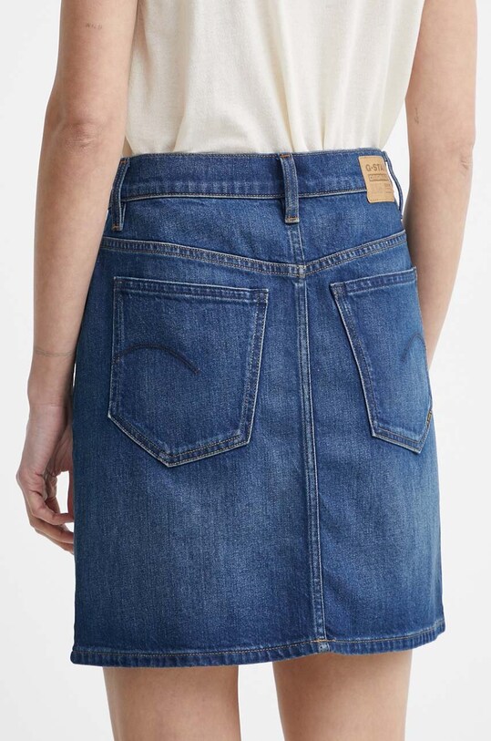 Îmbrăcăminte G-Star fustă din denim D24387.D538 bleumarin