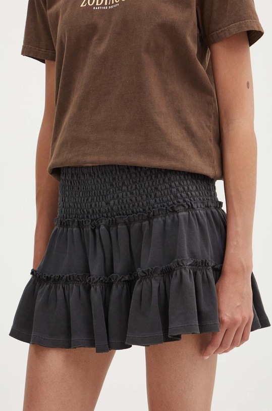 Bavlnená sukňa Superdry pletenina sivá W7210319A.02A