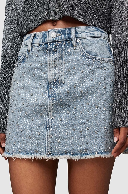Одяг Джинсова спідниця AllSaints WENDEL WS025Z блакитний