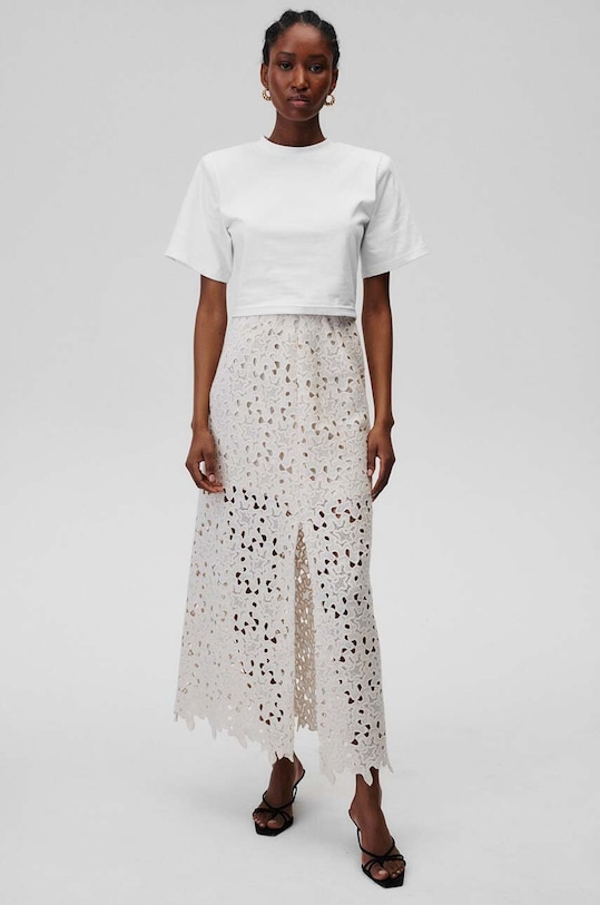 Undress Code spódnica Demeter bawełna biały 673