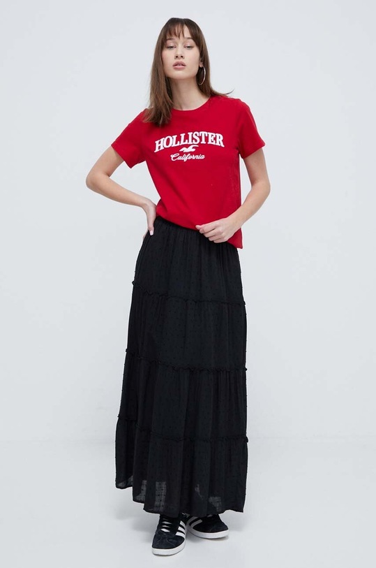 Hollister Co. spódnica KI343.4029.900 czarny SS24