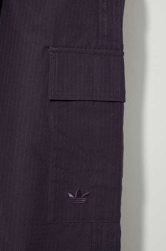 Хлопковая юбка adidas Originals IT9019 фиолетовой